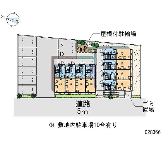 ★手数料０円★清瀬市竹丘　月極駐車場（LP）